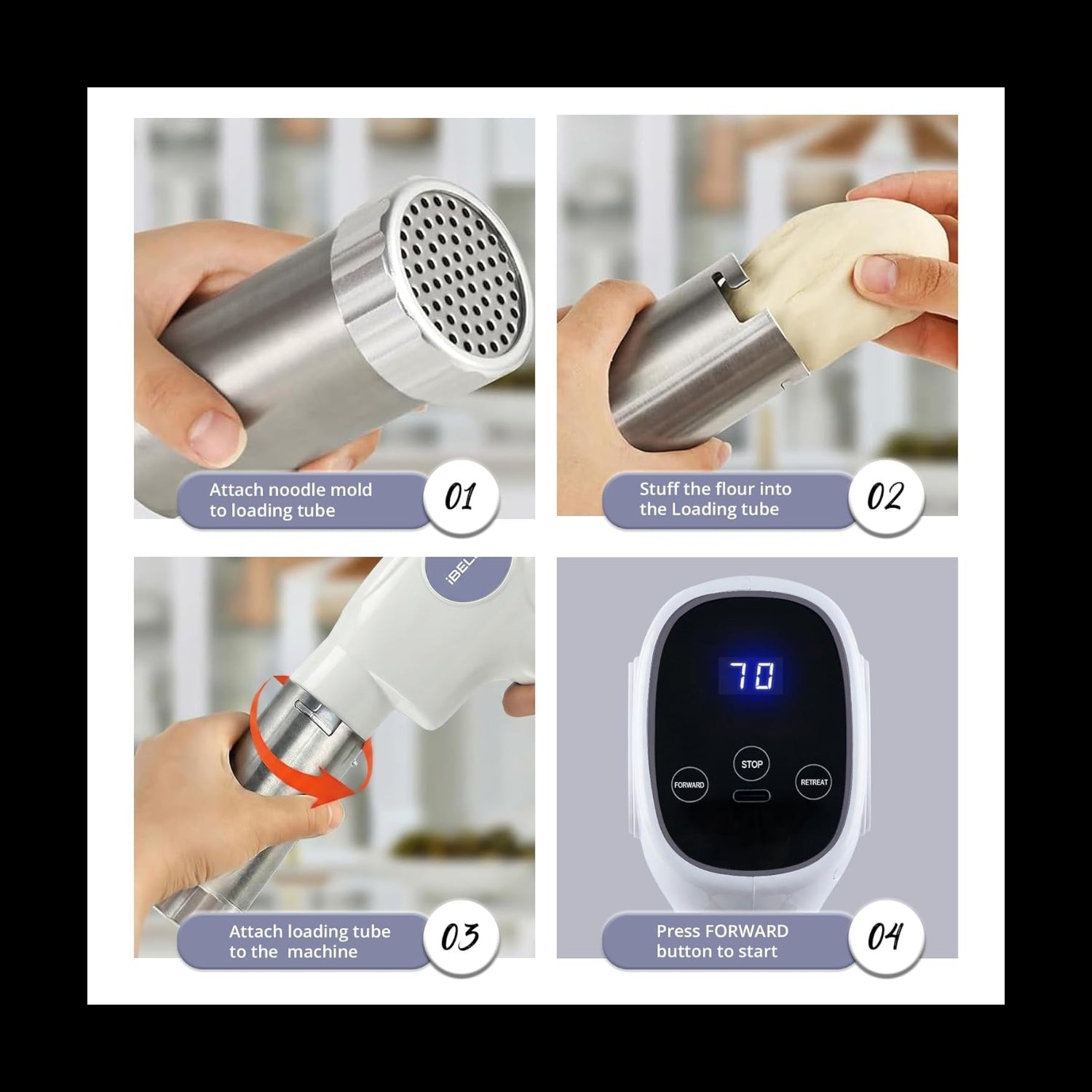 IBELL Electric Idiyappam and Pasta Maker